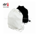 Specific double pull rope canvas backpack drawstring printed bag